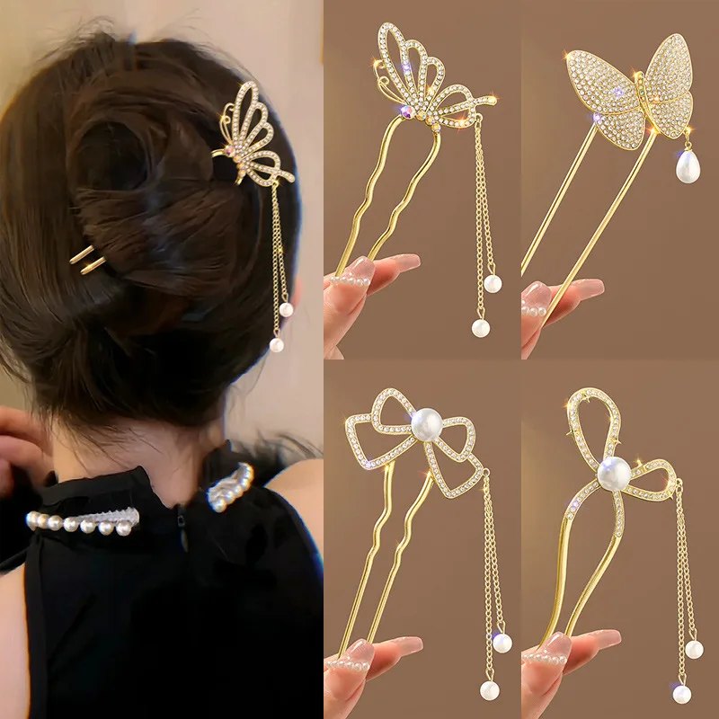 Hi Tech Accessories - Forcina per capelli con nappa a