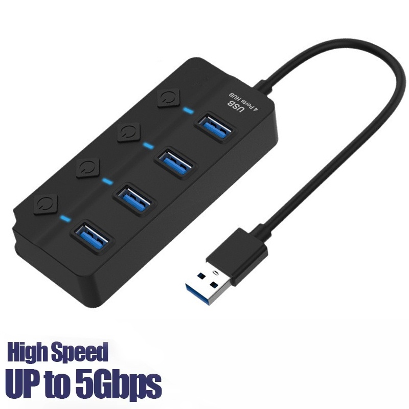 Usb Hub 7 Port - Hub USB 3.0 con Adattatore di