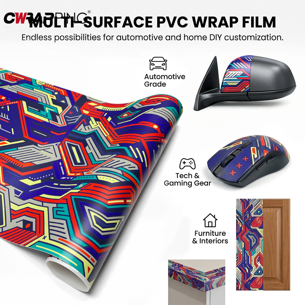 Accessories Tech Pack - Pellicola Adesiva in Vinile Effetto Camouflage
