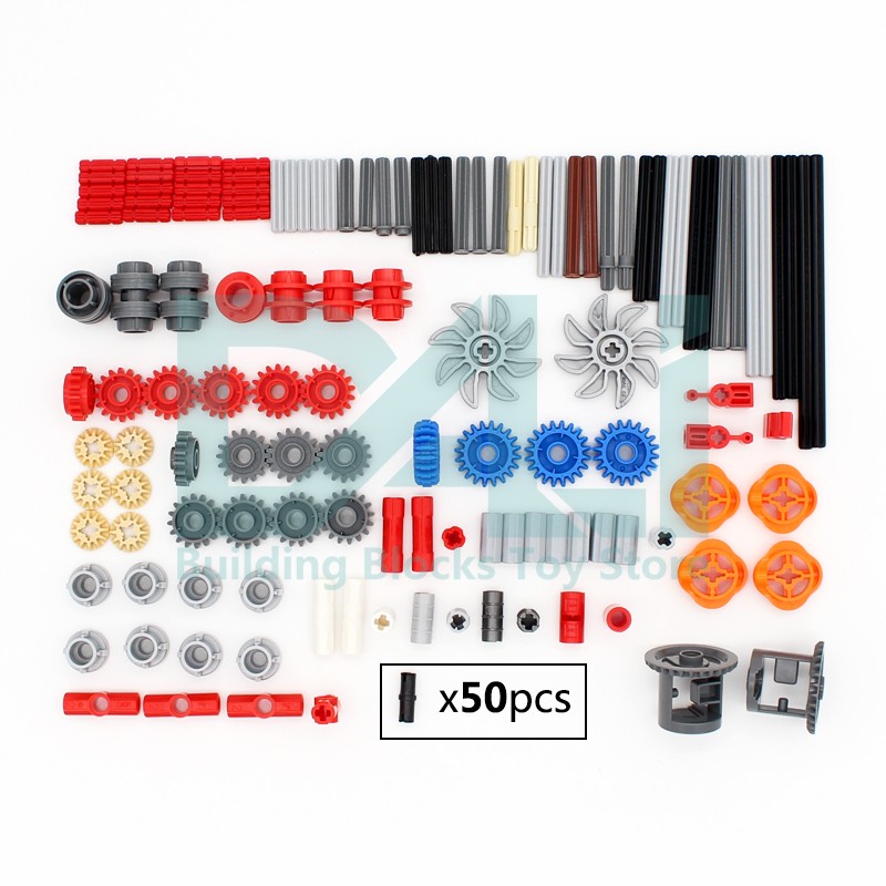 Tech Gear Accessories - 181 Pezzi MOC Parti Tecniche Perno