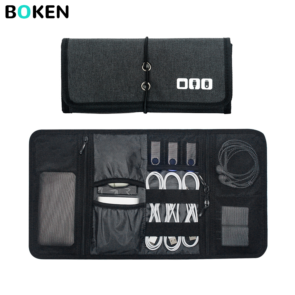 Tech Accessories For Office - Borsa Organizer per Accessori Elettronici, Custodia