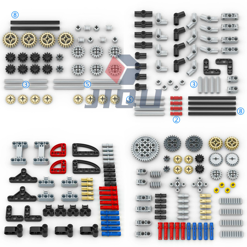 Tech Gear Accessories - MOC Tecnologia Mattoni Accessorio Ingranaggio sfuso