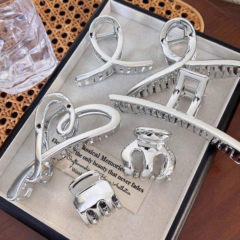 Hi Tech Accessories - Elegante fermaglio per capelli in metallo