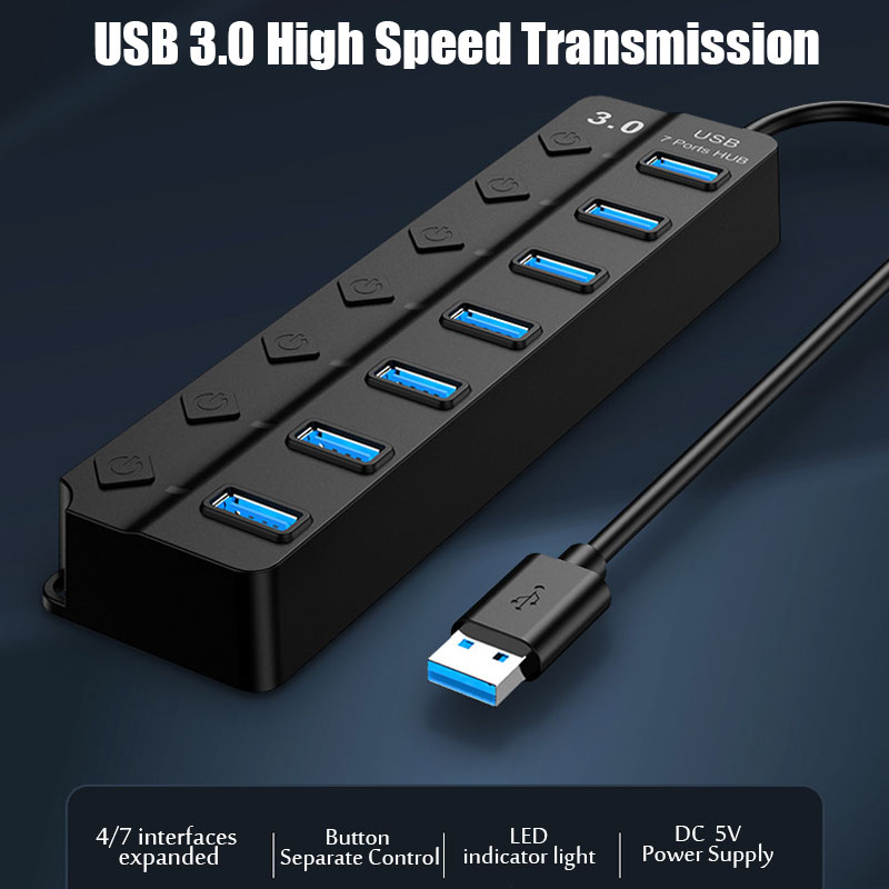 Hub USB 3.0 7 in 1, splitter m - Usb Hub 7 Port recensione e prezzo