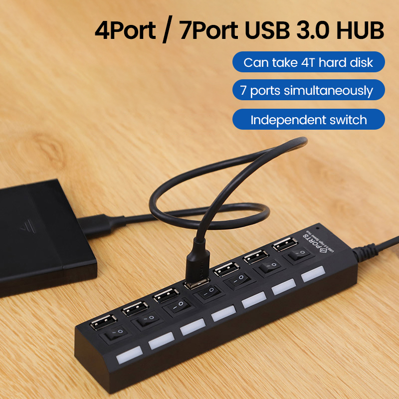 Hub USB 2.0 porte Splitter Mul - Usb Hub 7 Port recensione e prezzo