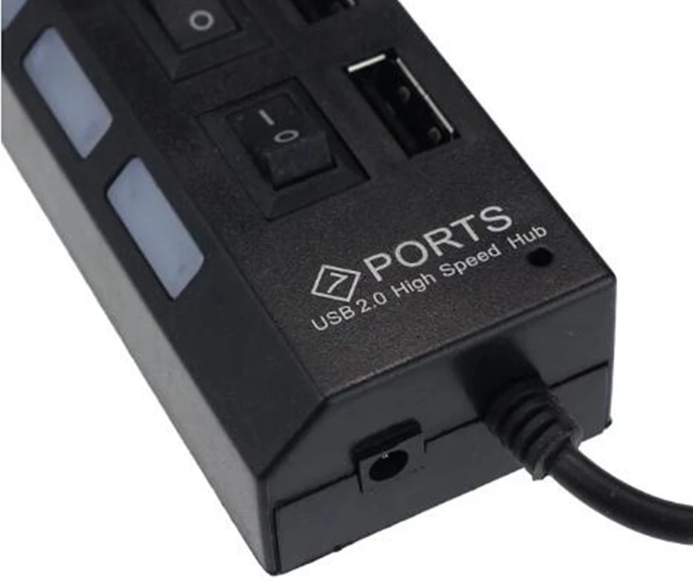 Splitter hub USB 2.0 a 7 porte - Usb Hub 7 Port recensione e prezzo