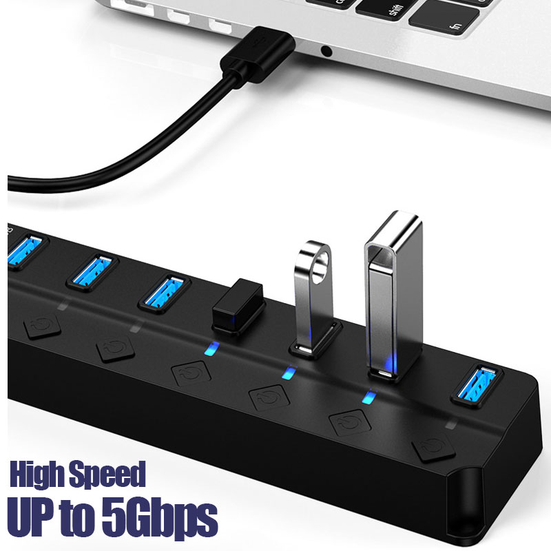 Adattatore di alimentazione US - Usb Hub 7 Port recensione e prezzo