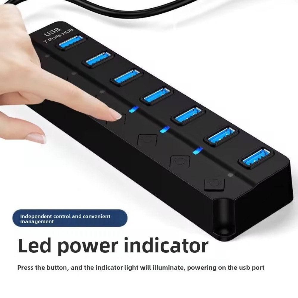Hub USB 3.0 7 in 1 con Interru - Usb Hub 7 Port recensione e prezzo