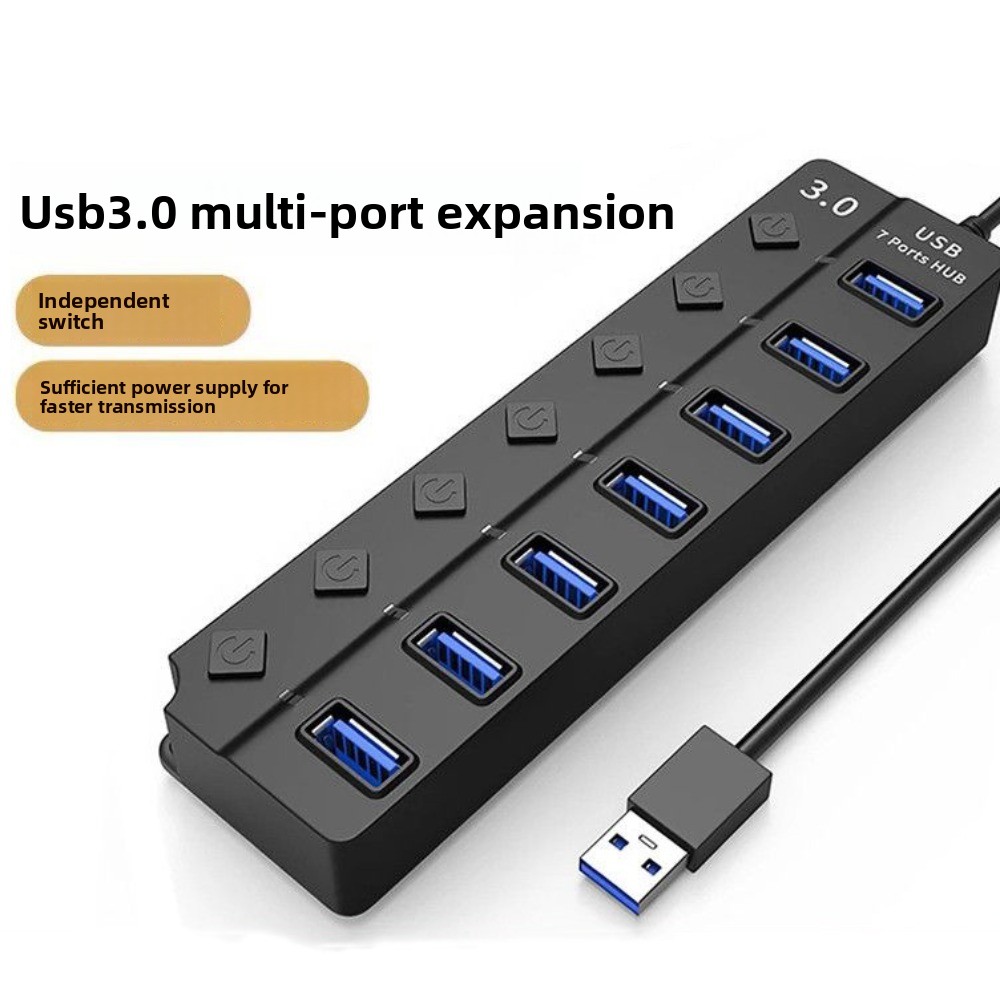 Hub USB 3.0 7 in 1 con Interru - Usb Hub 7 Port recensione e prezzo