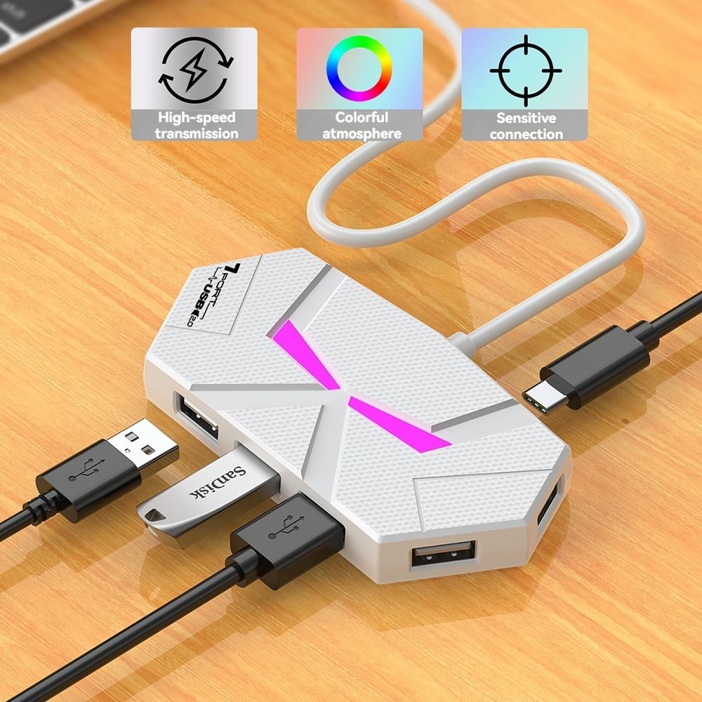 Docking Station USB 4/7 Porte  - Usb Hub 7 Port recensione e prezzo