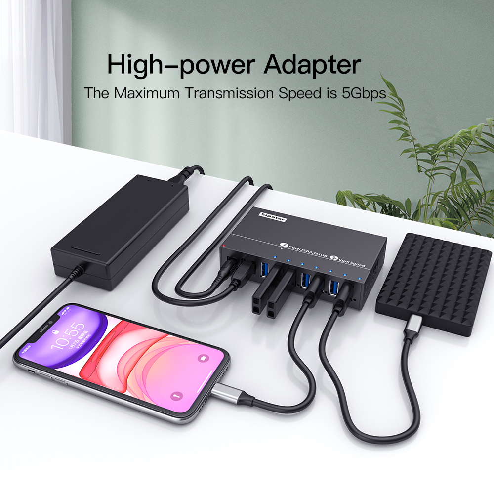 Hub USB Sipolar A-173 a 7 Port - Usb Hub 7 Port recensione e prezzo